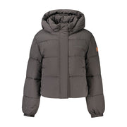 Guess Jeans Black Polyester Full-Length Jacket