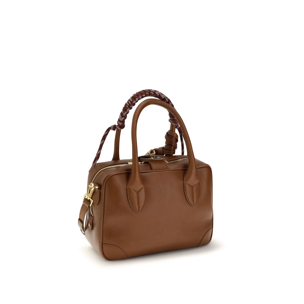Golden Goose Brown Calf Leather Bos Taurus Handbag for Women
