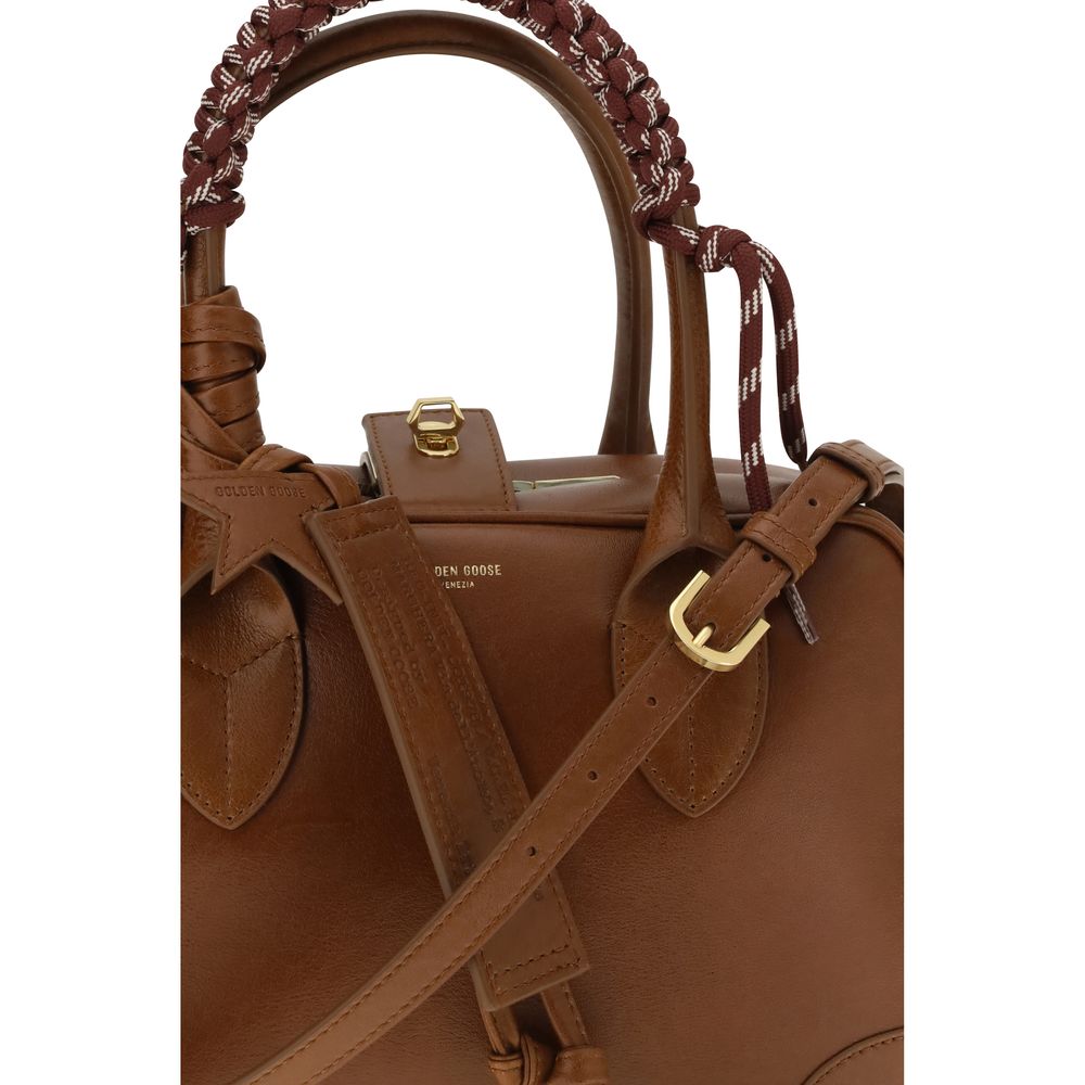 Golden Goose Brown Calf Leather Bos Taurus Handbag for Women