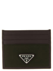 Prada Bicolor Recycled Polyamide Cardholder