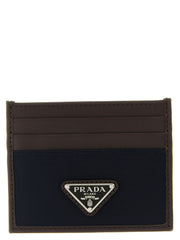 Prada Blue Recycled Polyamide Cardholder