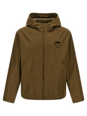 Prada Bicolor Polyamide Shell Jacket