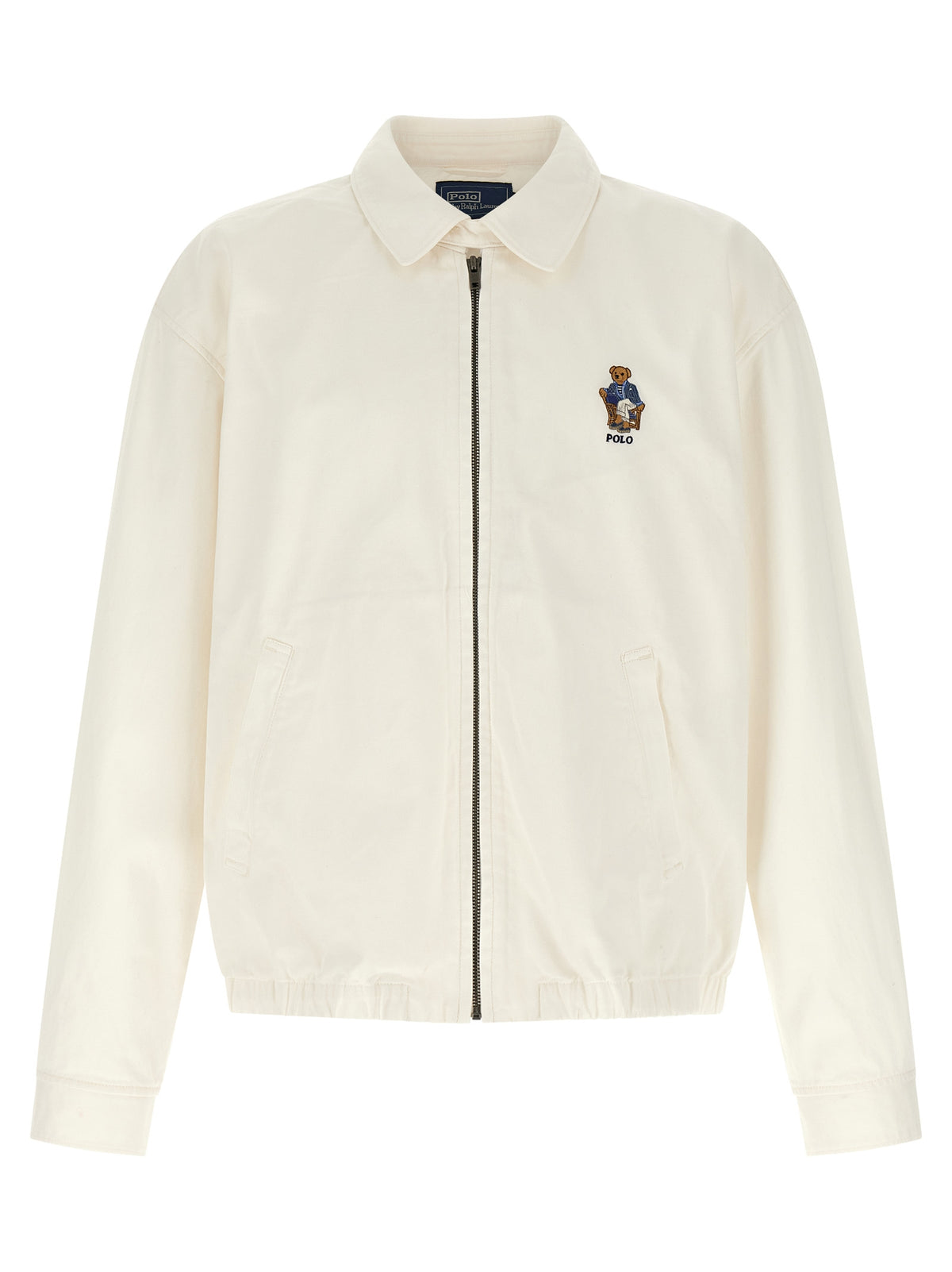 Polo Ralph Lauren White Cotton Full-Length Jacket