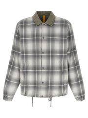 MONCLER GENIUS Gray Cotton Full-Length Jacket