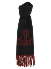 Vivienne Westwood Black Wool Foulard