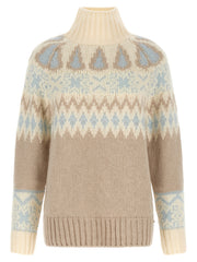 Herno Beige Wool Cardigan