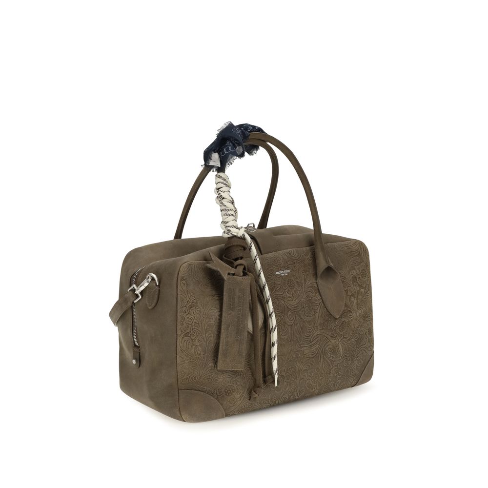 Golden Goose Brown Calf Leather Bos Taurus Handbag for Women