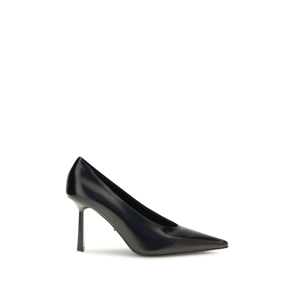Prada Black Goatskin High Heel Pumps for Women