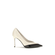 Ferragamo Multicolor Calf Leather Bos Taurus High Heel Pumps for Women