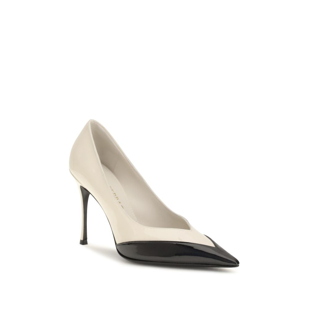 Ferragamo Multicolor Calf Leather Bos Taurus High Heel Pumps for Women