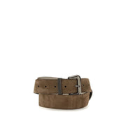 Brunello Cucinelli Brown Suede Leather Belt for Women