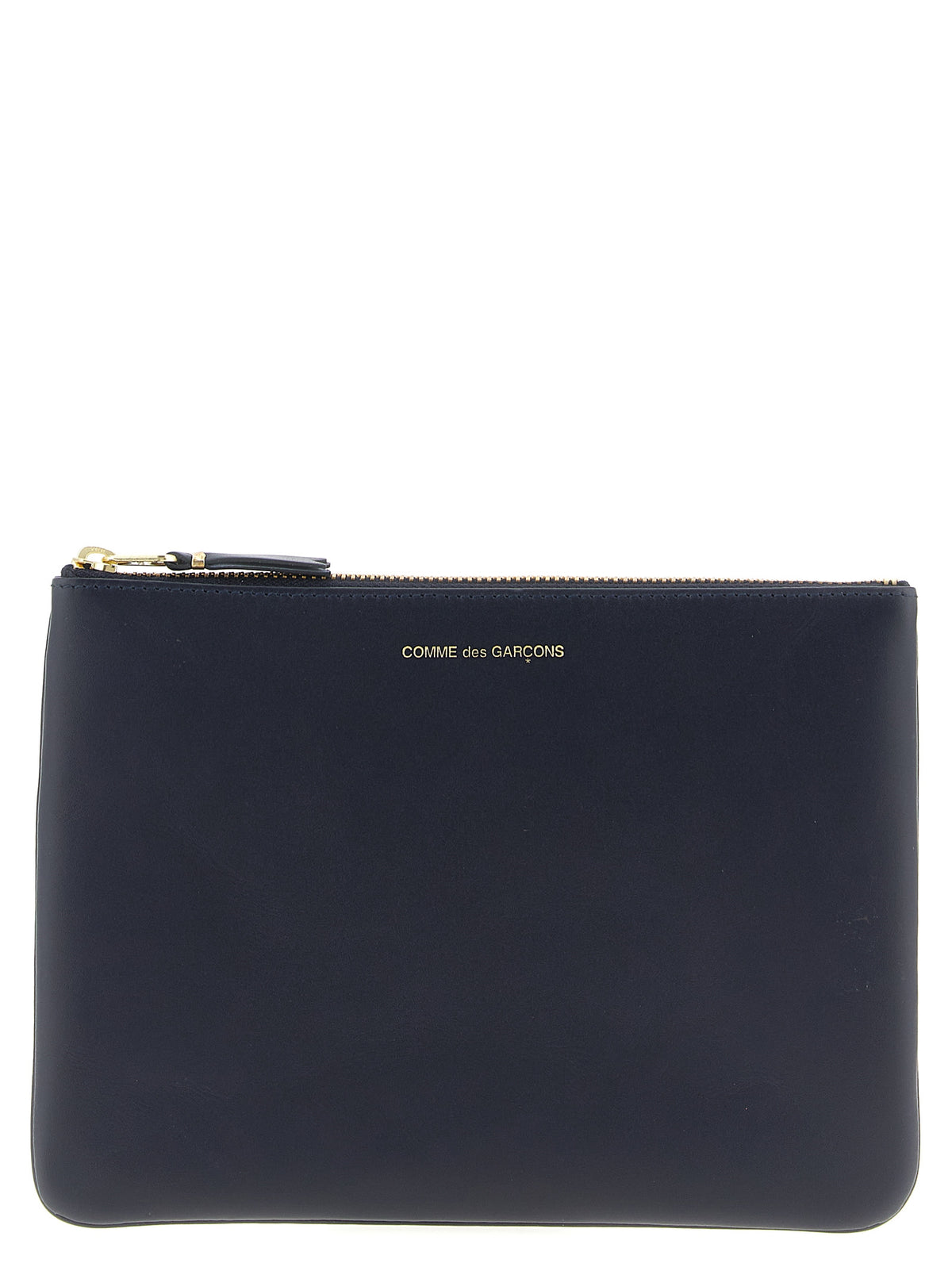 Comme des Garçons Blue Cowhide Cardholder for Unisex