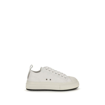 Dsquared² White Polyethylene Platform Sneakers for Men