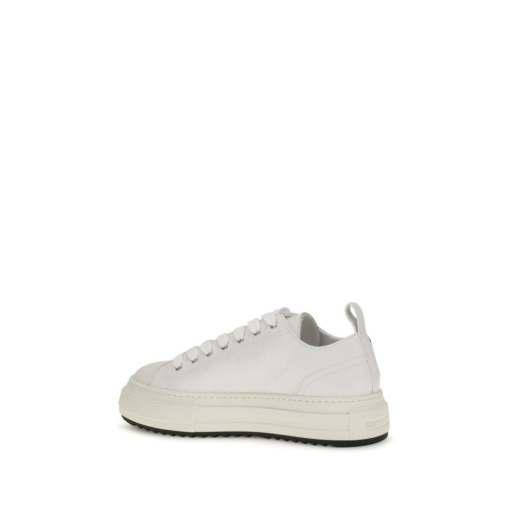 Dsquared² White Polyethylene Platform Sneakers for Men
