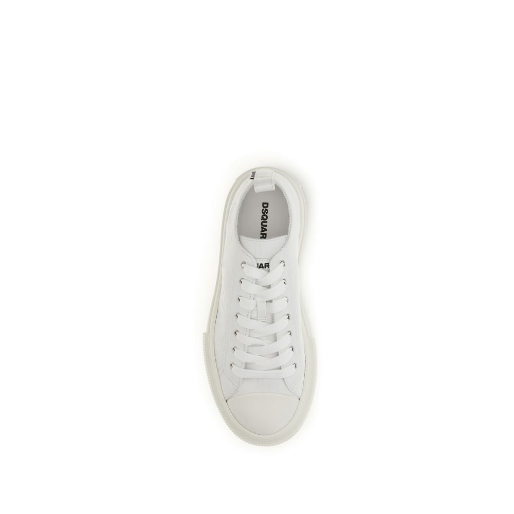 Dsquared² White Polyethylene Platform Sneakers for Men