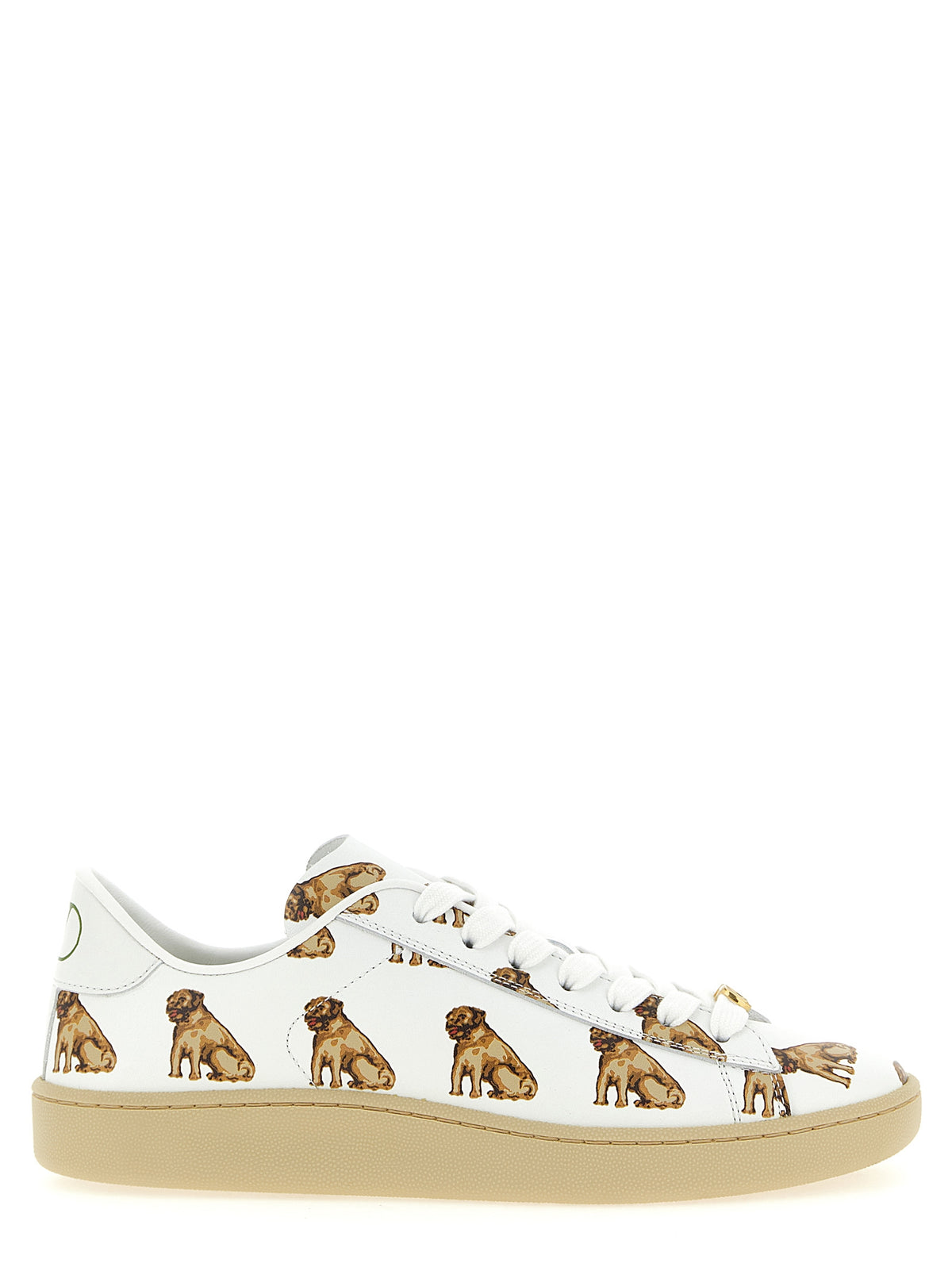 Valentino Garavani White Calfskin Low Top Sneakers for Women