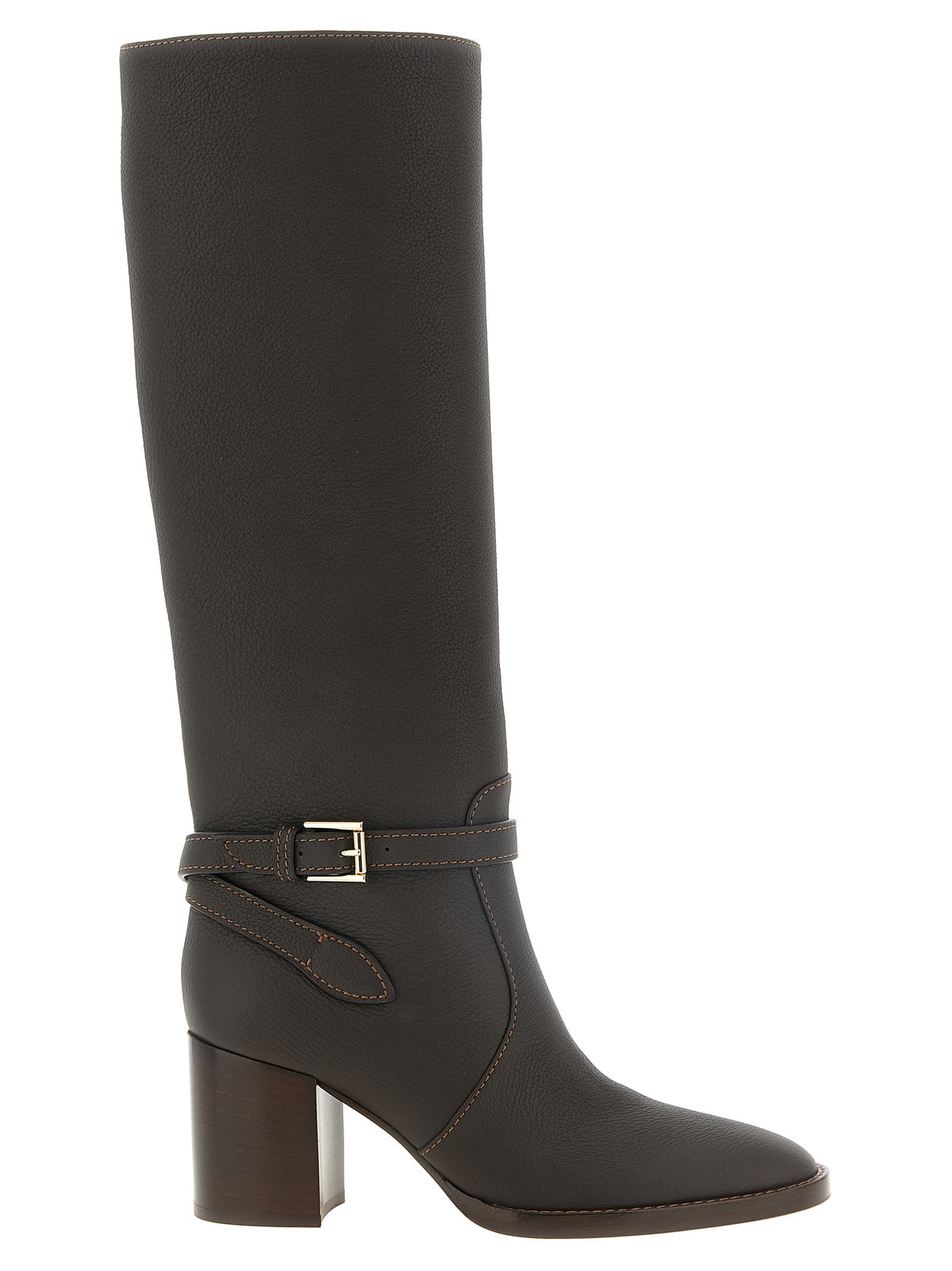Gianvito Rossi Brown Calfskin Over The Knee for Women