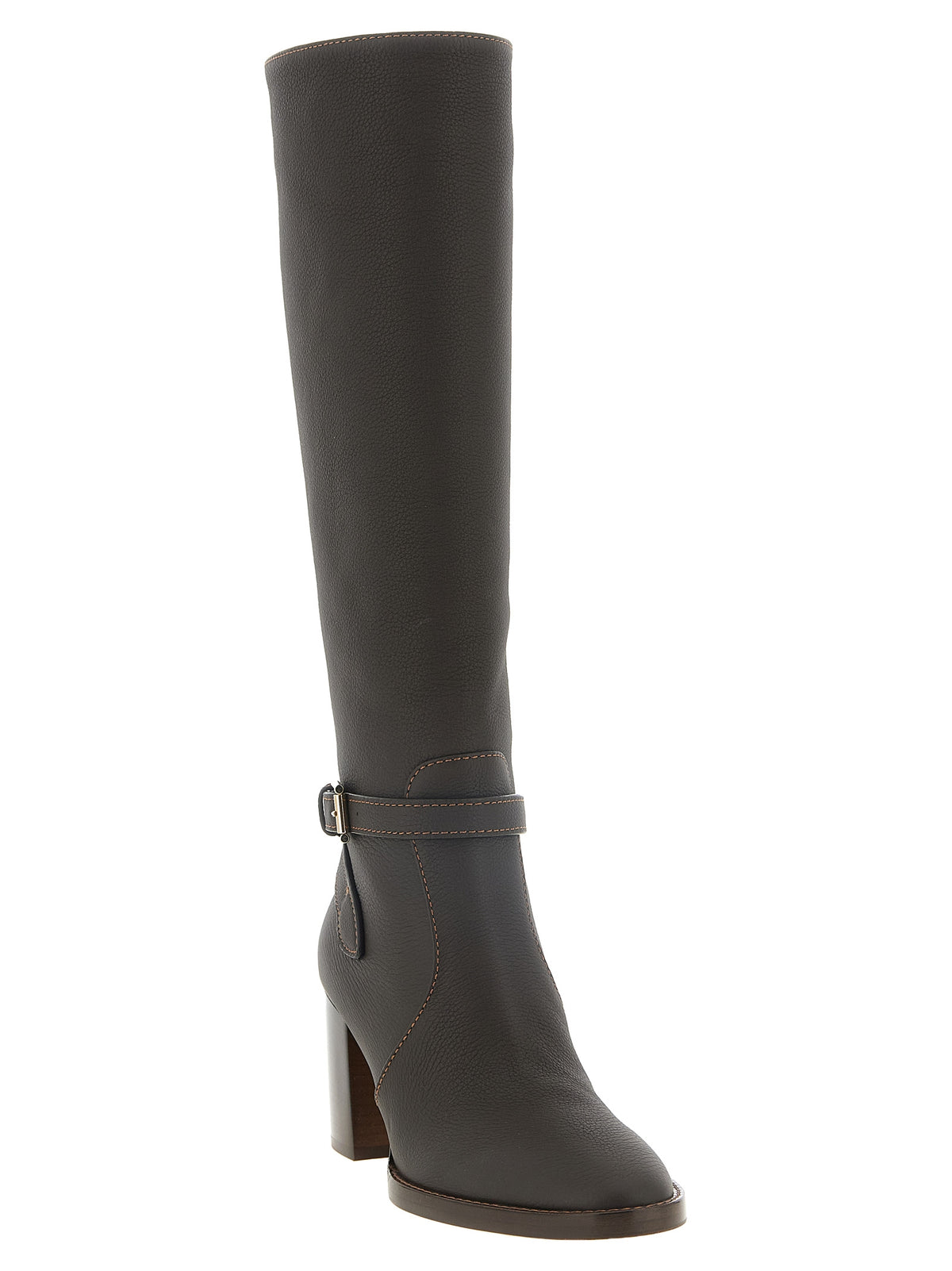 Gianvito Rossi Brown Calfskin Over The Knee for Women