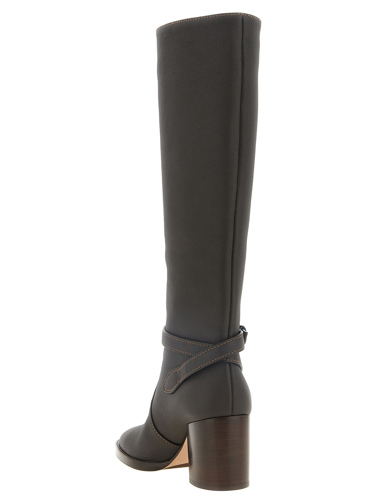 Gianvito Rossi Brown Calfskin Over The Knee for Women