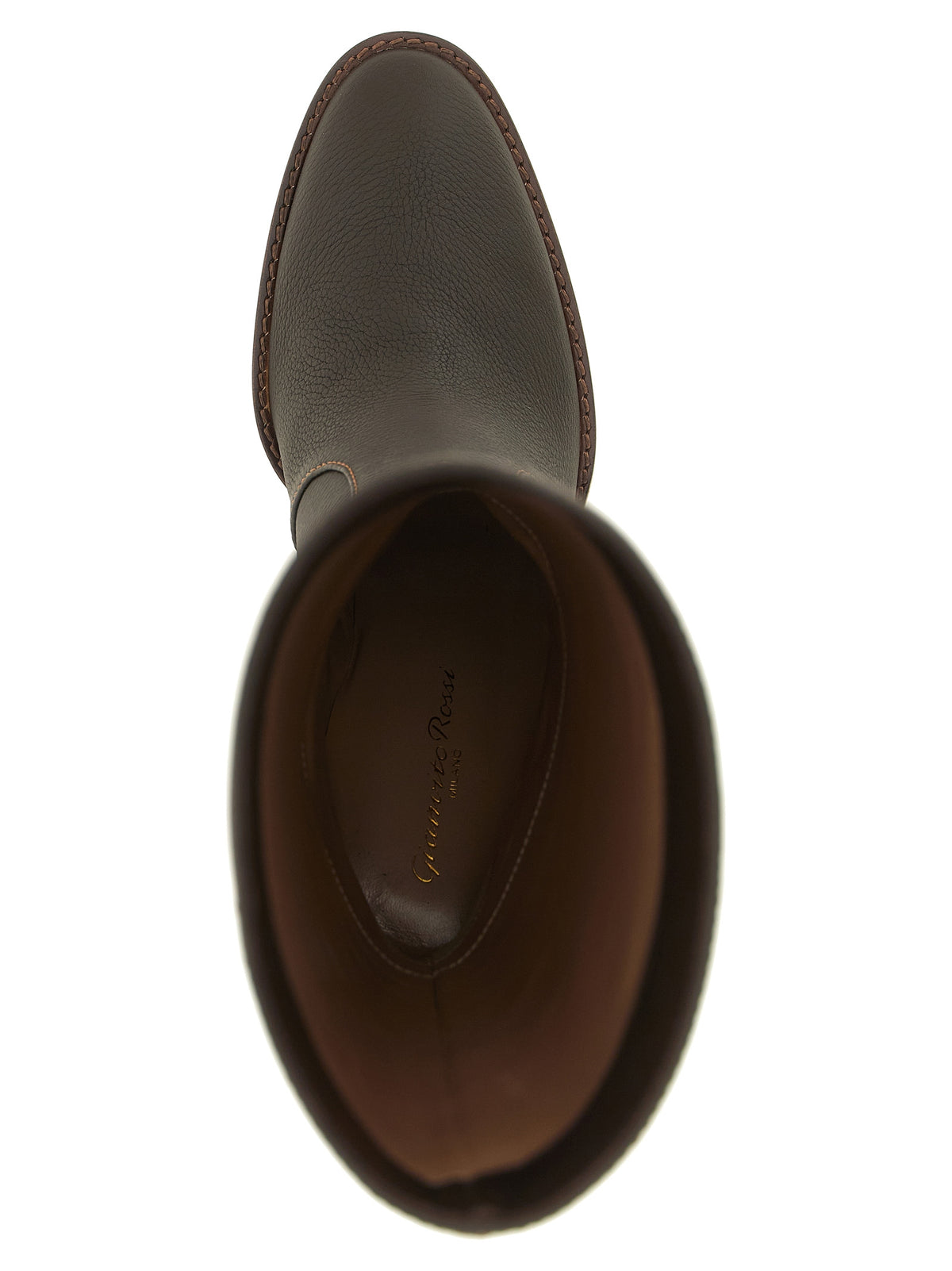 Gianvito Rossi Brown Calfskin Over The Knee for Women