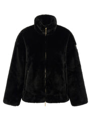 Tatras Black Polyester Full-Length Jacket