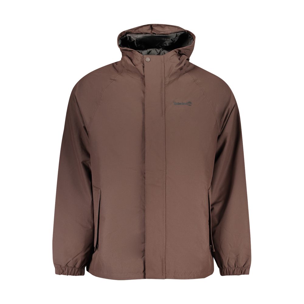 Timberland Brown Polyester Full-Length Jacket for Men