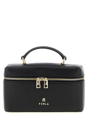 Furla Black Leather Handbag