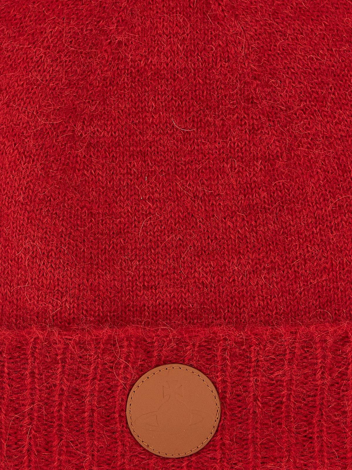 Vivienne Westwood Red Wool Beanie for Women