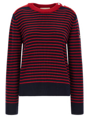 Ami Paris Blue Wool Cardigan