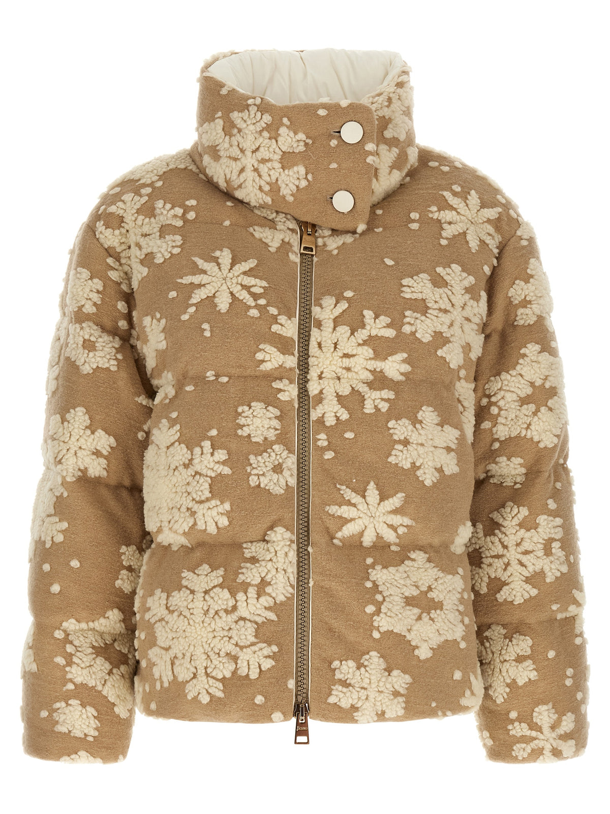 Herno Beige Polyester Full-Length Jacket for Women