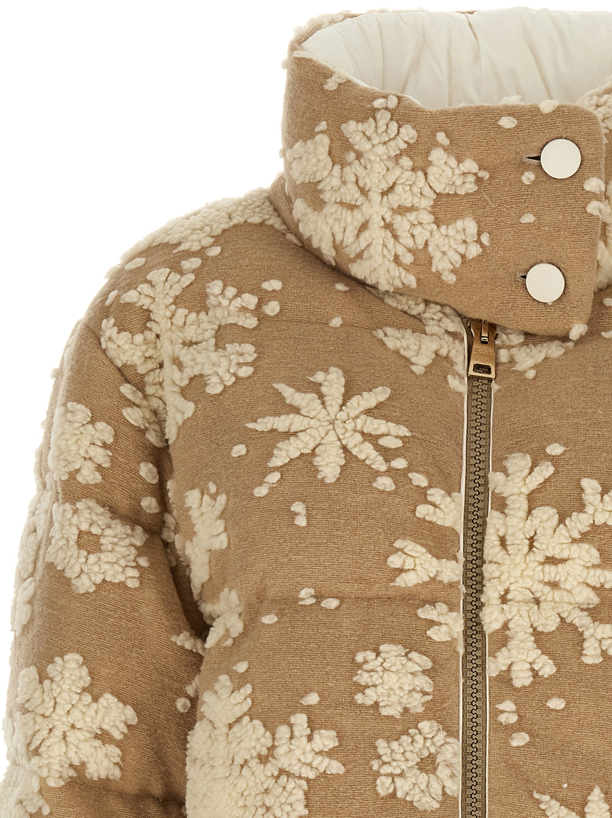 Herno Beige Polyester Full-Length Jacket for Women