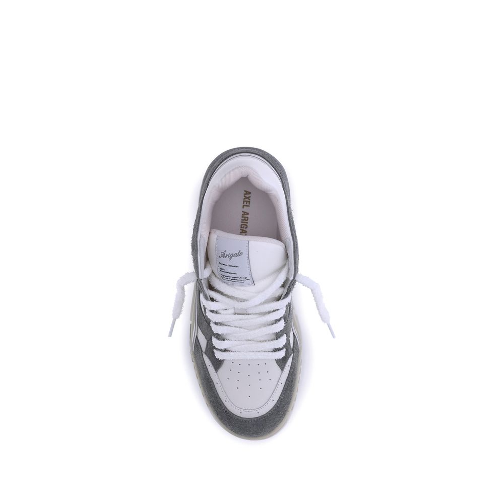 Axel Arigato Gray Calf Leather Bos Taurus Athletic Sneakers for Men