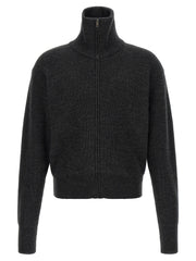 Lemaire Gray Wool Cardigan
