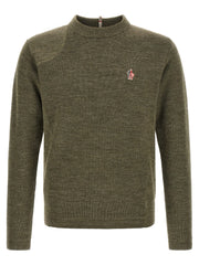Moncler Grenoble Bicolor Virgin Wool Cardigan