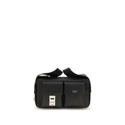 Ferragamo Black Calf Leather Bos Taurus Luggage And Travel