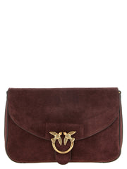 PINKO Bordeaux Calfskin Crossbody Bag