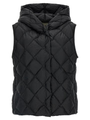 Max Mara Black Polyester Sleeveless Jacket