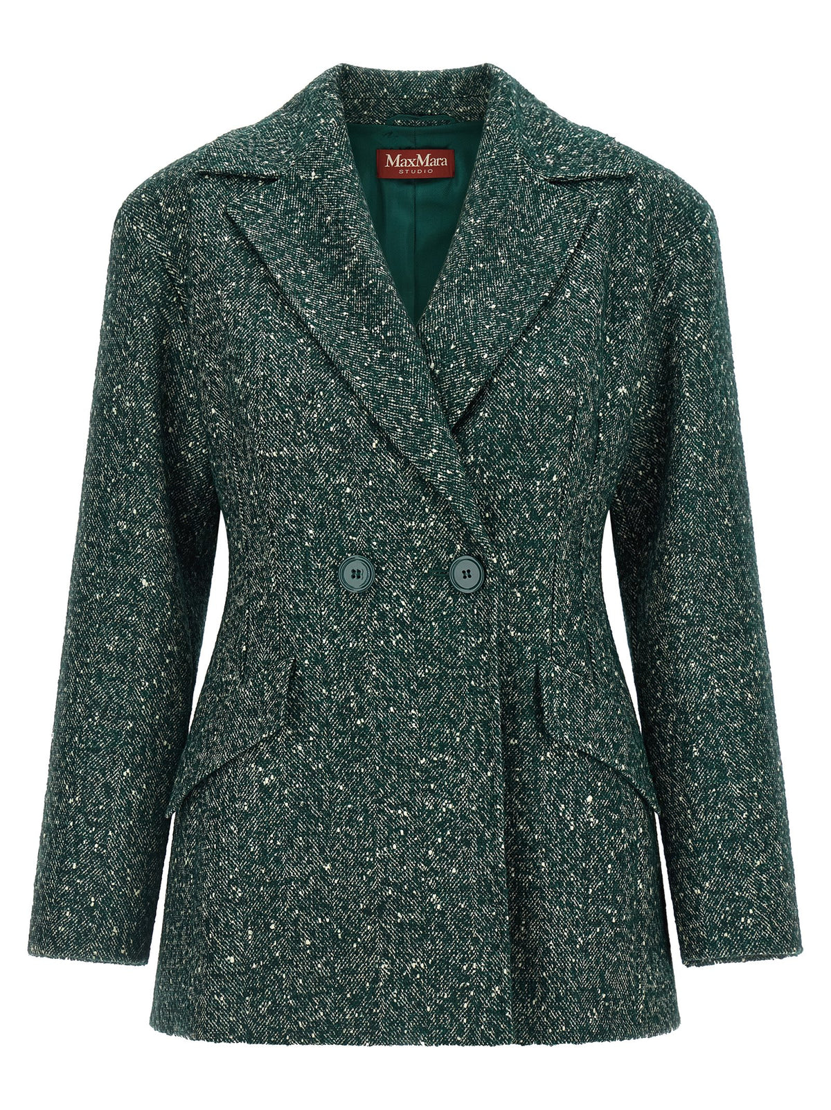 Max Mara Bicolor Virgin Wool Blazer for Women