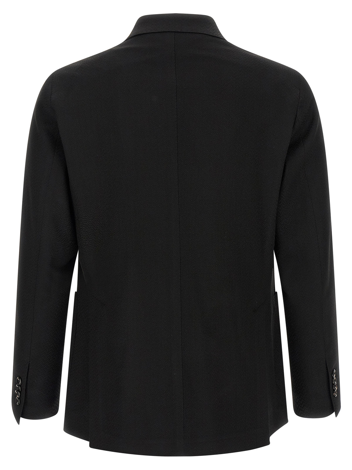 Tagliatore Black Virgin Wool Blazer for Men