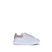 Alexander McQueen White Calf Leather Bos Taurus Platform Sneakers for Women
