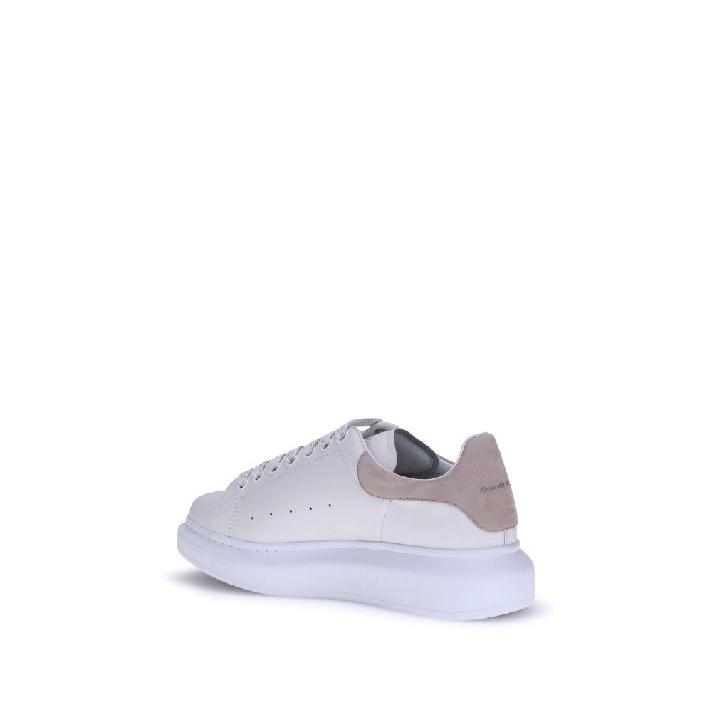 Alexander McQueen White Calf Leather Bos Taurus Platform Sneakers for Women