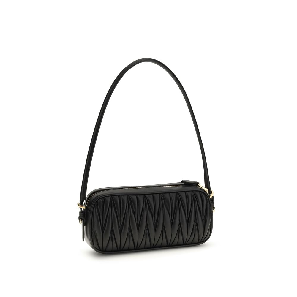 Miu Miu Black Lamb Ovis Aries Wallet
