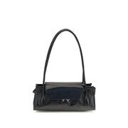 Marni Black Calf Leather Bos Taurus Shoulder Bag for Women