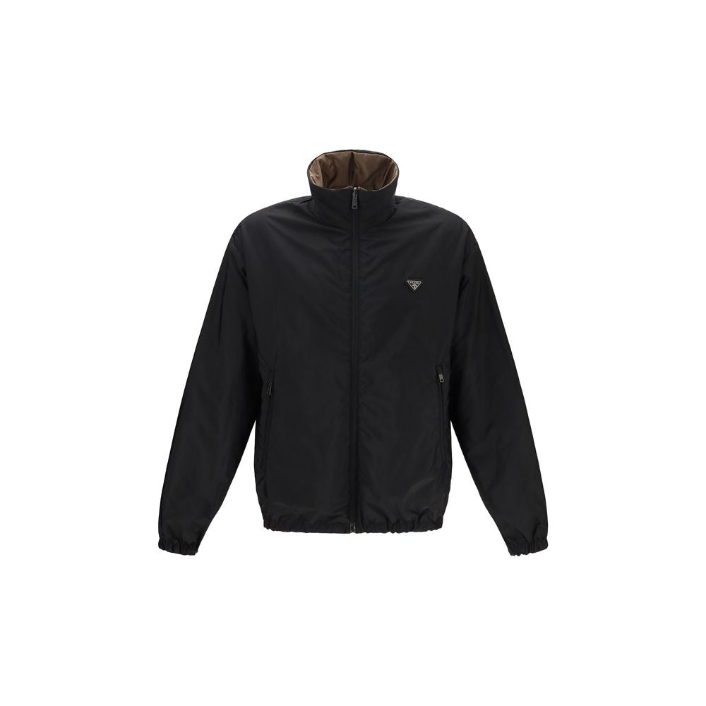 Prada Multicolor Recycled Polyamide Full-Length Jacket for Men