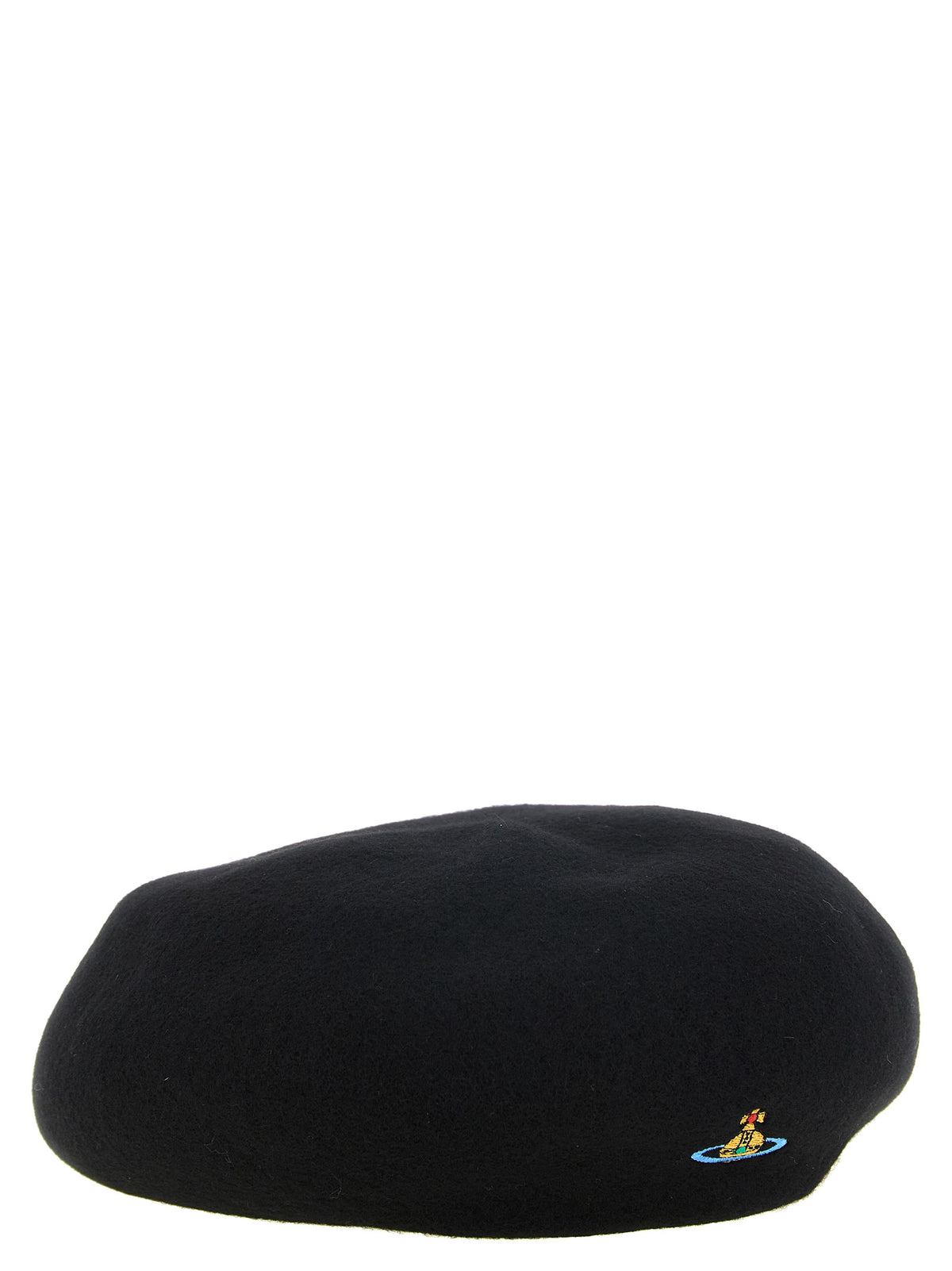 Vivienne Westwood Black Wool Beanie for Women