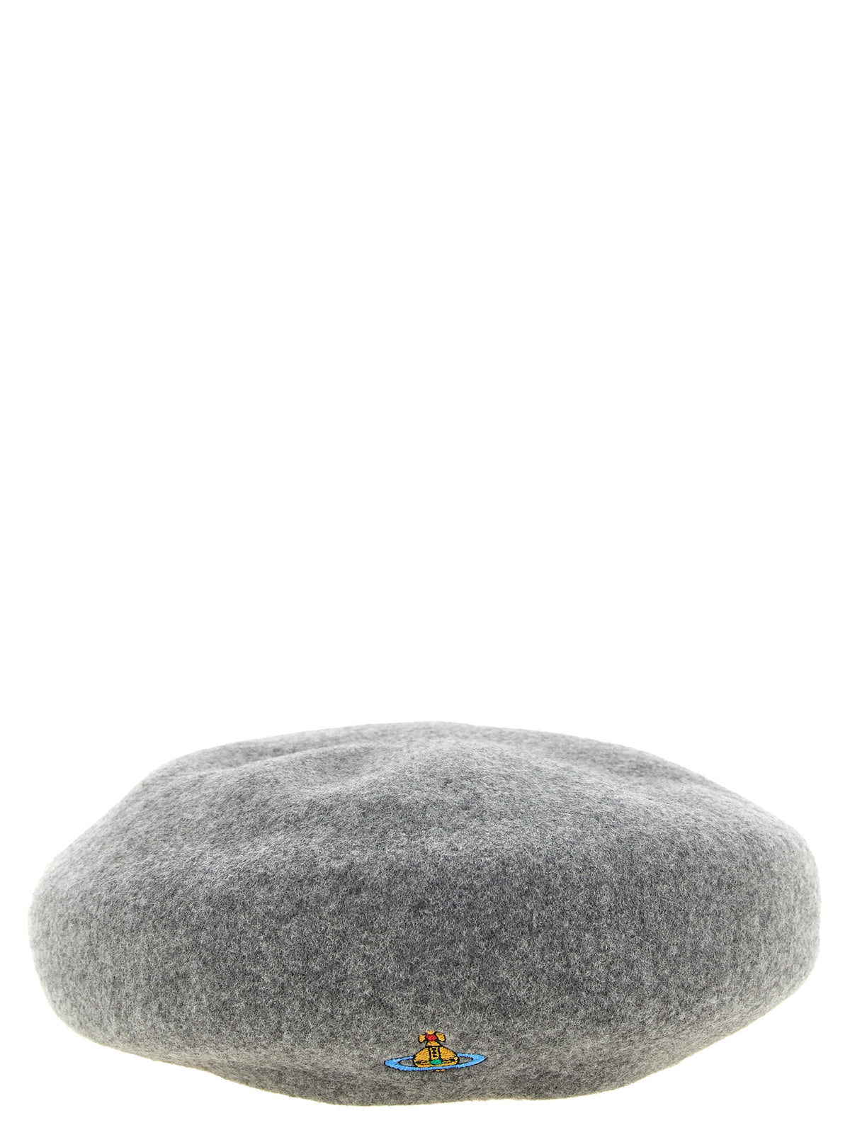 Vivienne Westwood Gray Wool Fatcap Hat for Women