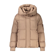 Pepe Jeans Brown Polyester Women's Jacket