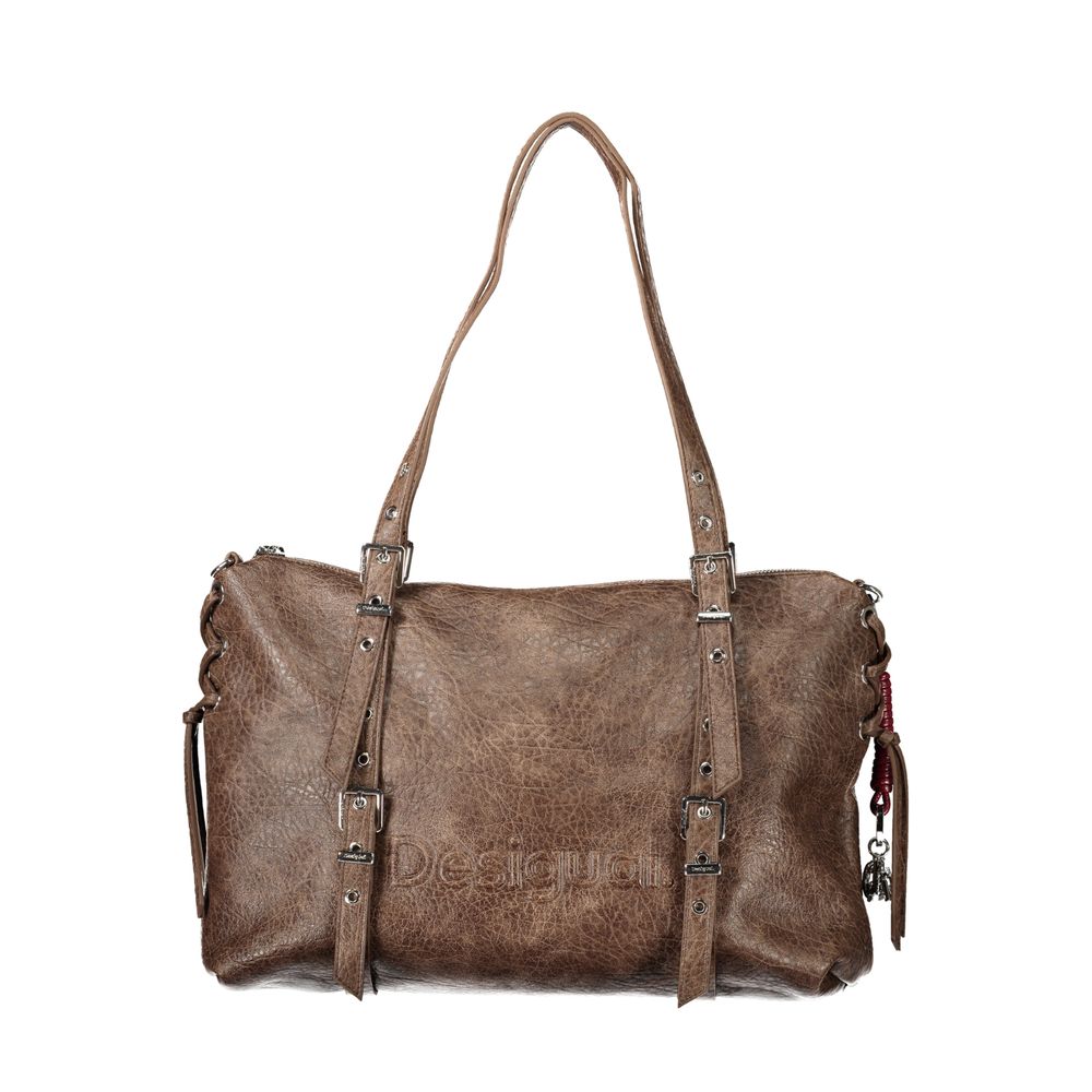 Desigual Brown Polyurethane Womens Bag for Women