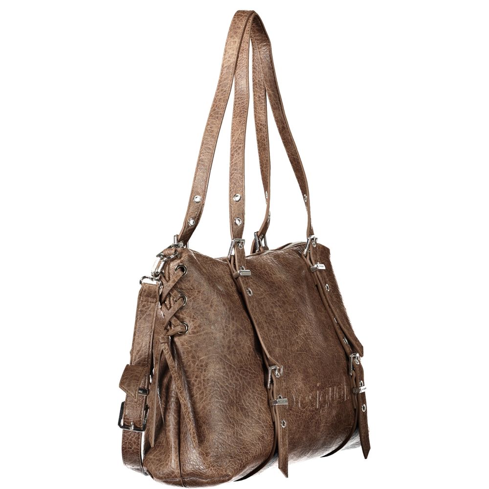 Desigual Brown Polyurethane Womens Bag for Women