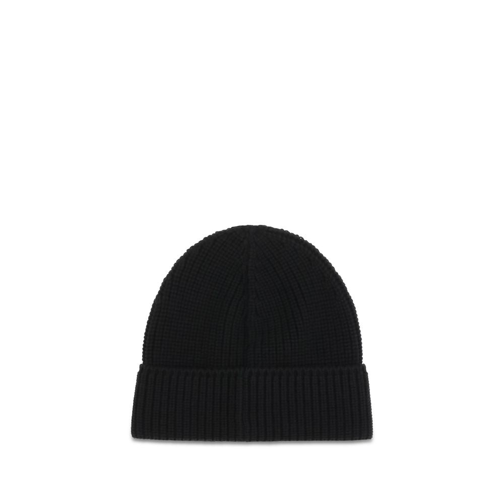 Canada Goose Black Wool Oves Aries Beanie for Men
